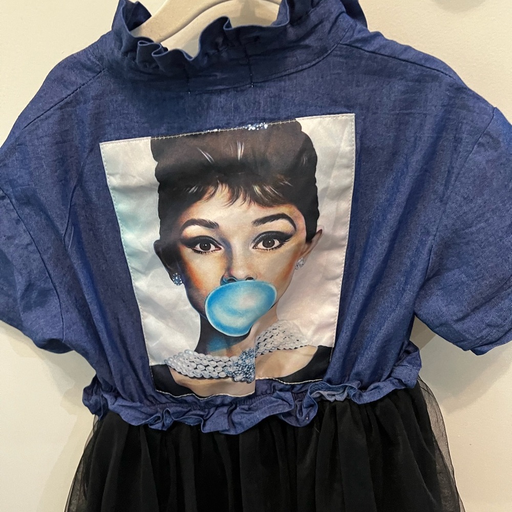 Lola and boys Audrey Hepburn shirt dress size 8